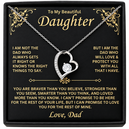Test Product Dad to Daughter Pearl Necklace